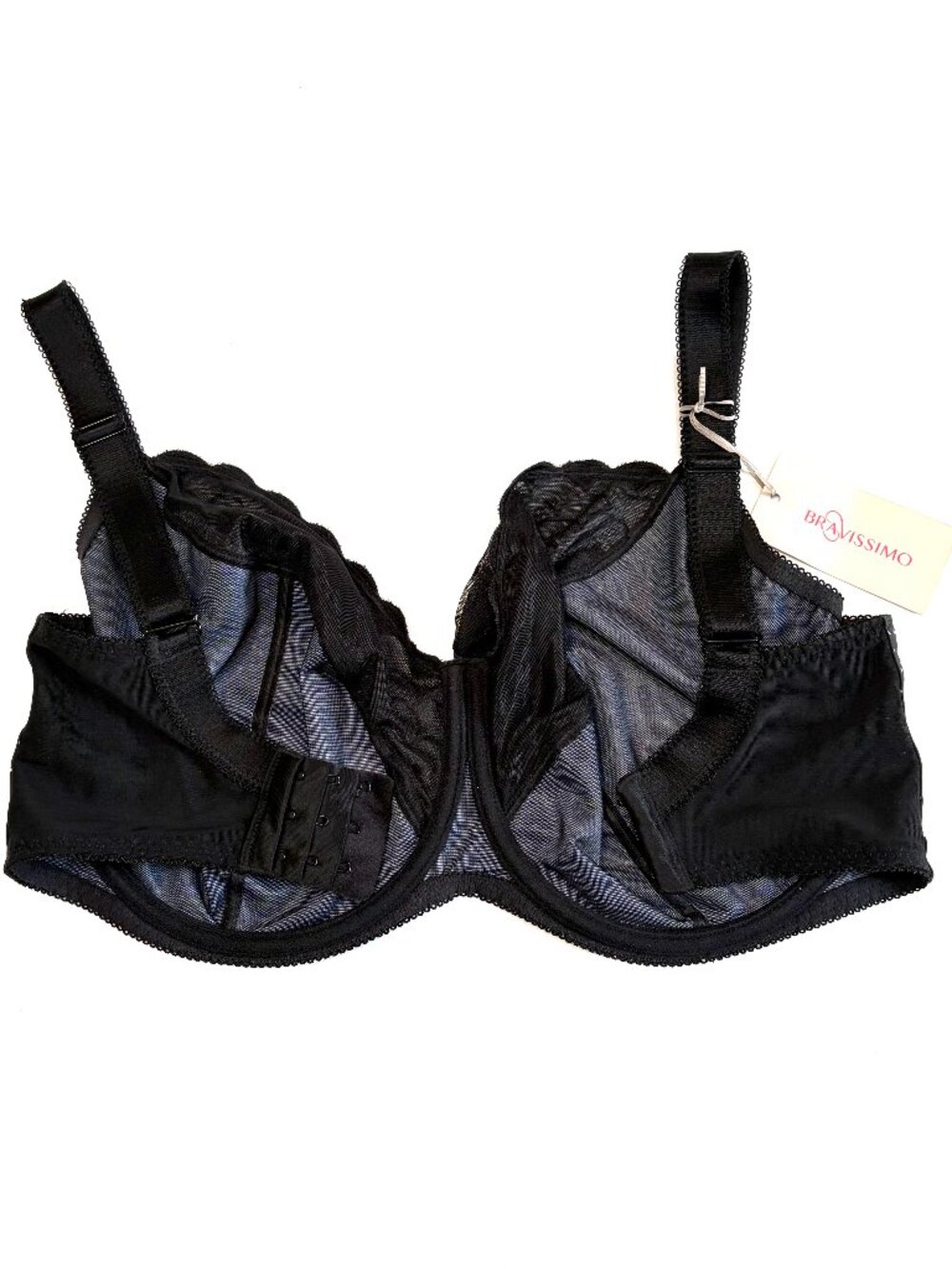 Bravissimo Lola Bra, NWT, black and white polka dots, 34M US/34J UK - Picture 3 of 5